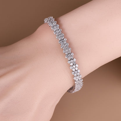 7.61ct.tw. Diamond Bracelet in 18K Gold