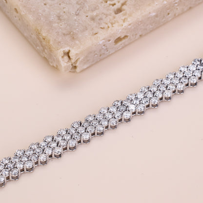 7.61ct.tw. Diamond Bracelet in 18K Gold