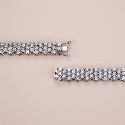 7.61ct.tw. Diamond Bracelet in 18K Gold