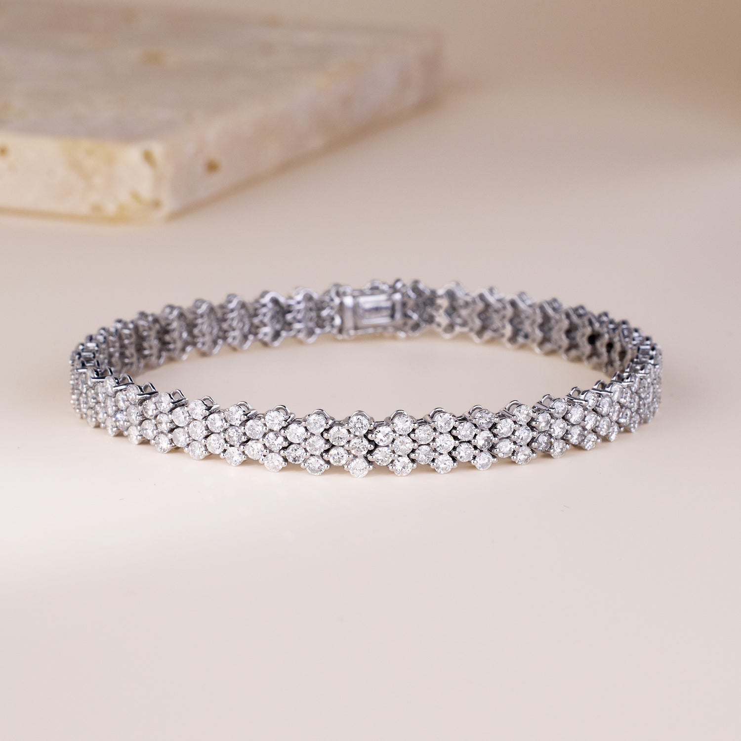 7.61ct.tw. Diamond Bracelet in 18K Gold