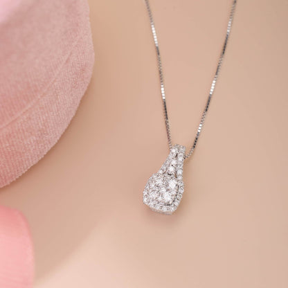 0.31 ct.tw. Natural Diamond Pendant