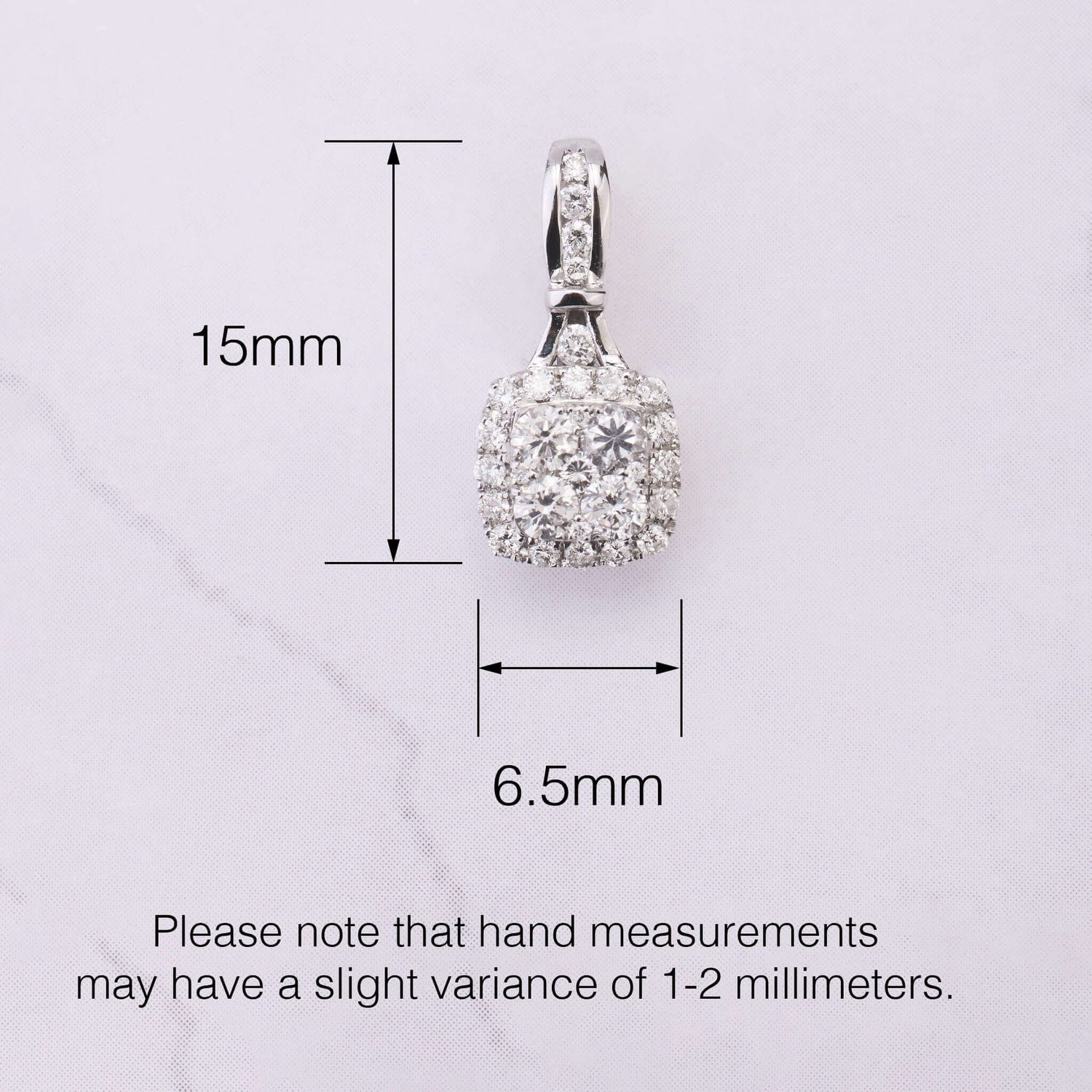 0.49 ct.tw. Natural Diamond Pendant in 14K Gold