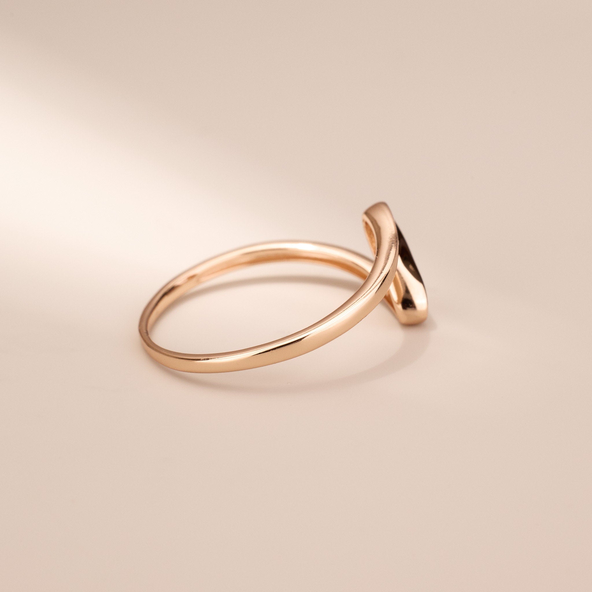 925 Silver Minimalist Wavy Ring