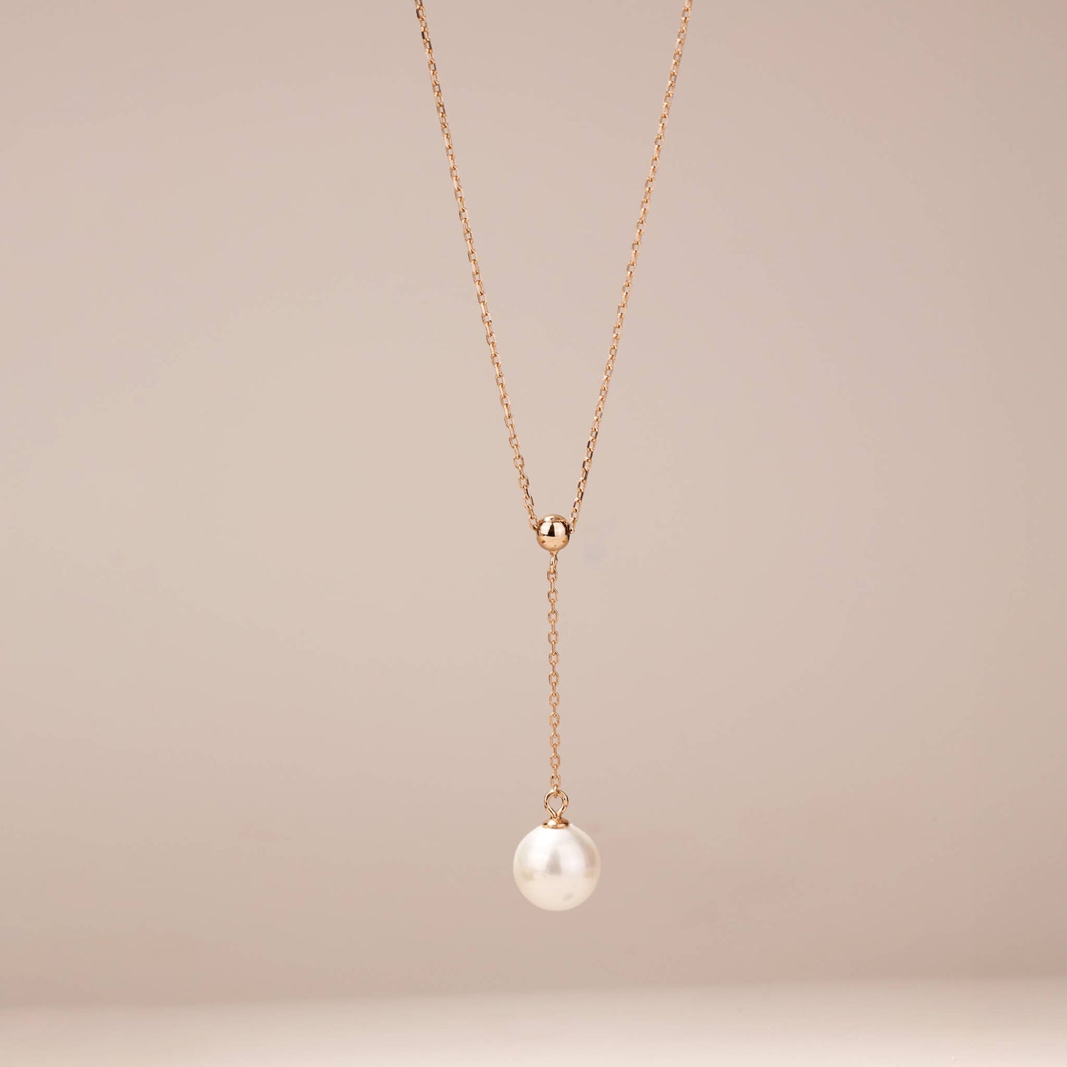 925 Silver Pearl Drop Necklace