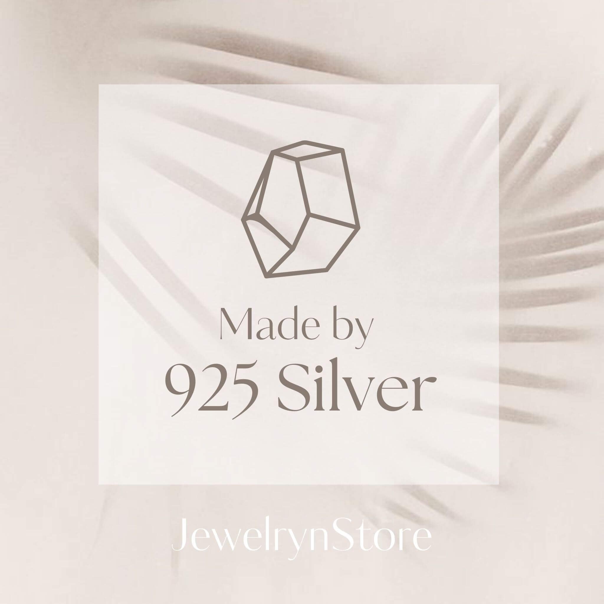 925 Silver Three-dimensional rhombus Necklace