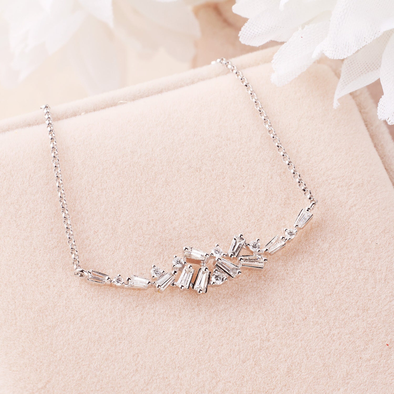 Diamond Graduating Necklace