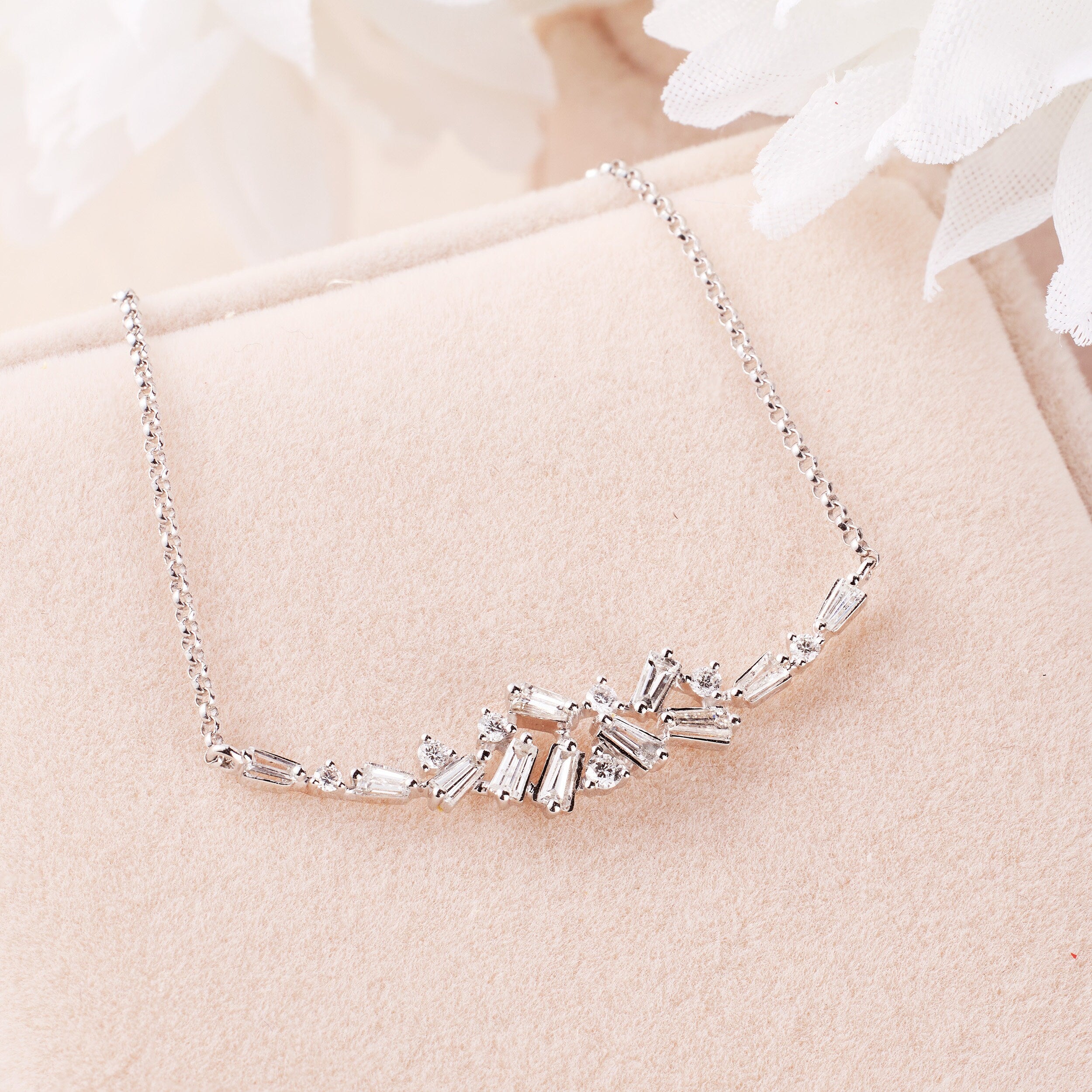 Diamond Graduating Necklace